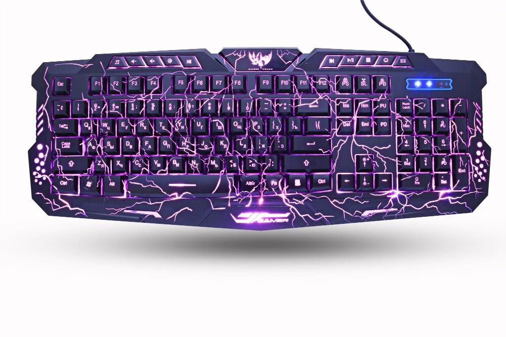 Gaming Keyboard and Mouse Combo with Breathing Backlight