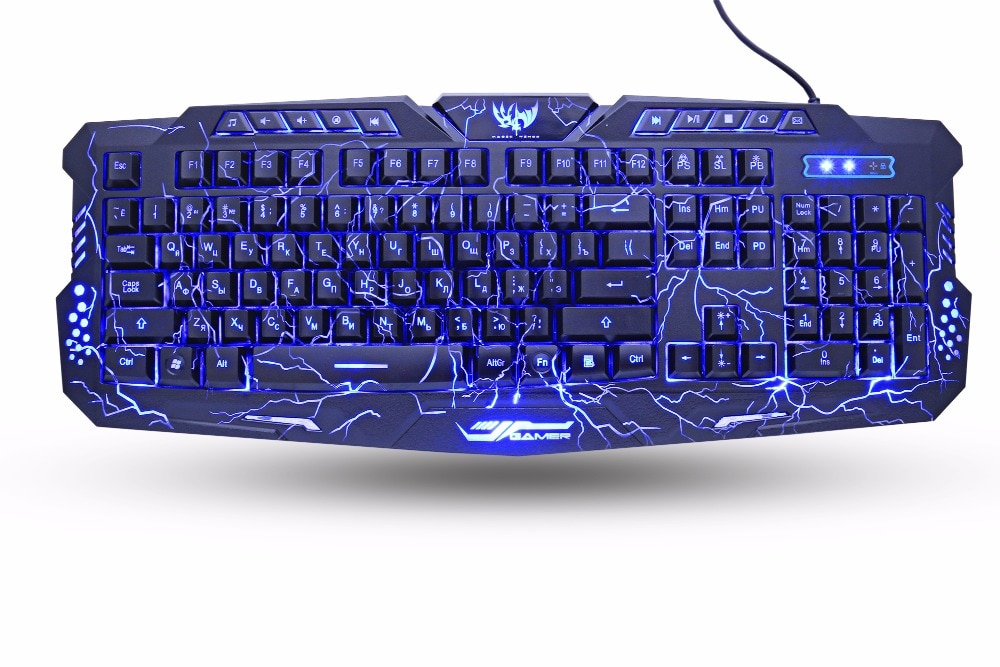 Gaming Keyboard and Mouse Combo with Breathing Backlight