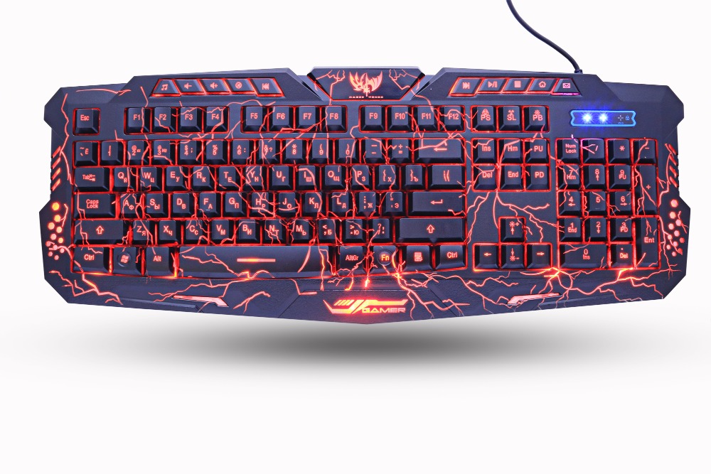 Gaming Keyboard and Mouse Combo with Breathing Backlight