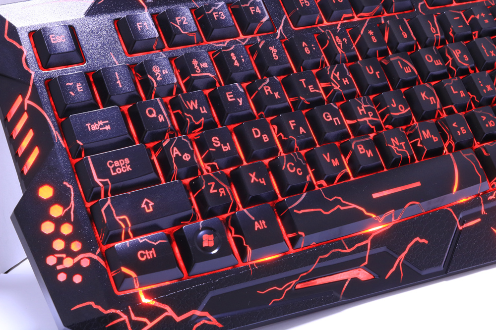 Gaming Keyboard and Mouse Combo with Breathing Backlight