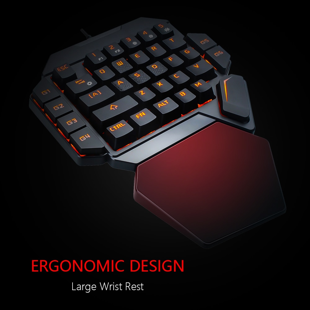 One Handed Mechanical Gaming Keyboard