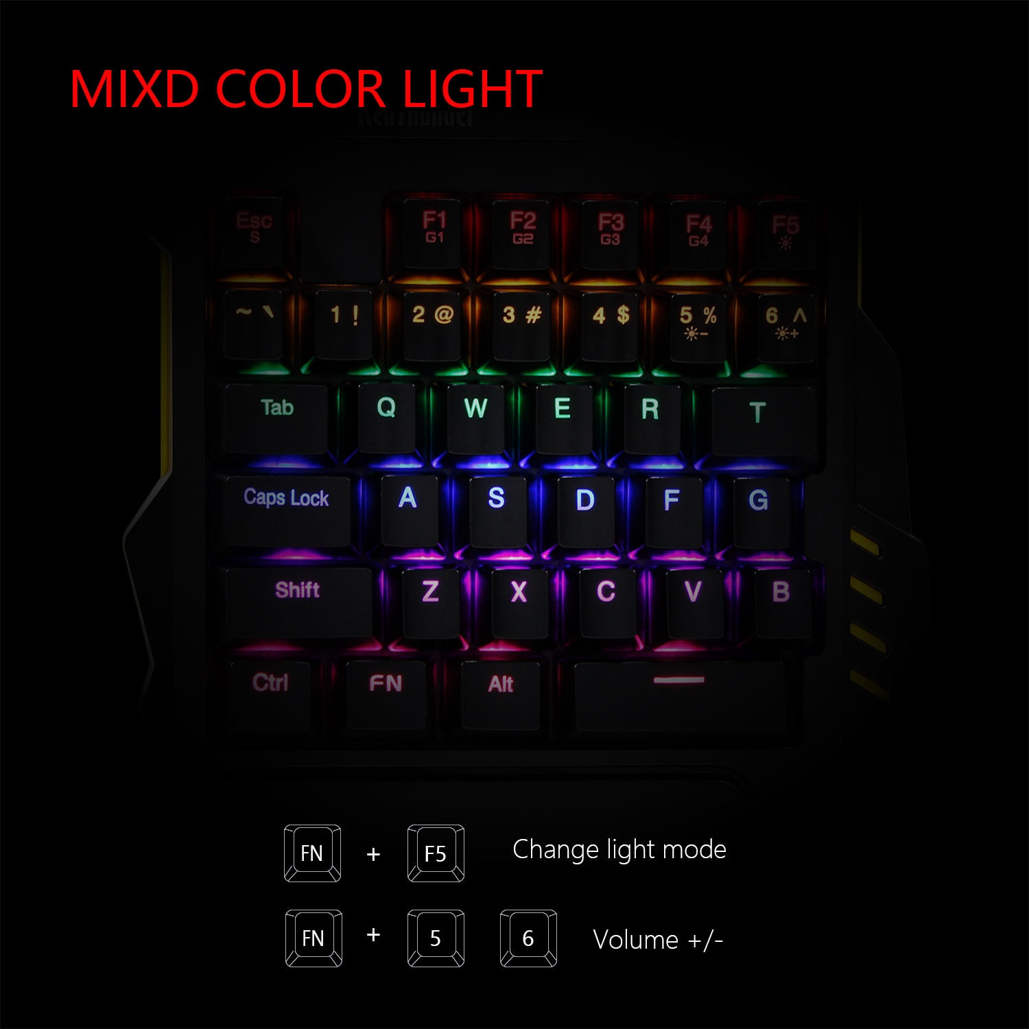 One Handed Mechanical Gaming Keyboard