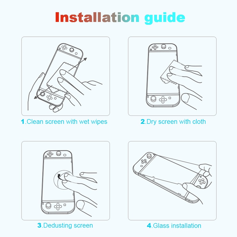 Clear Glass Screen for Gaming Console