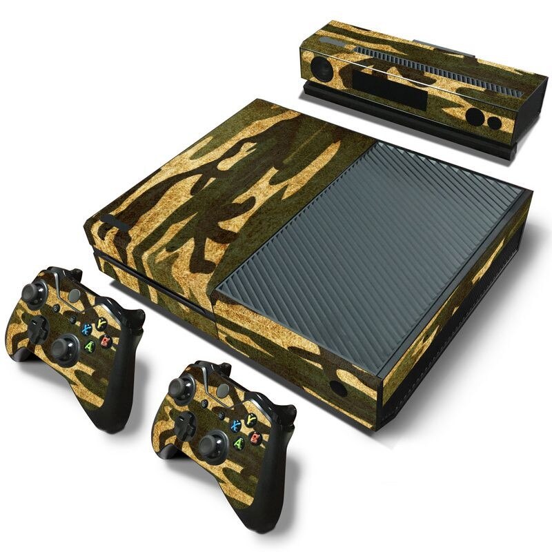 Camouflage Gaming Cosole Stickers