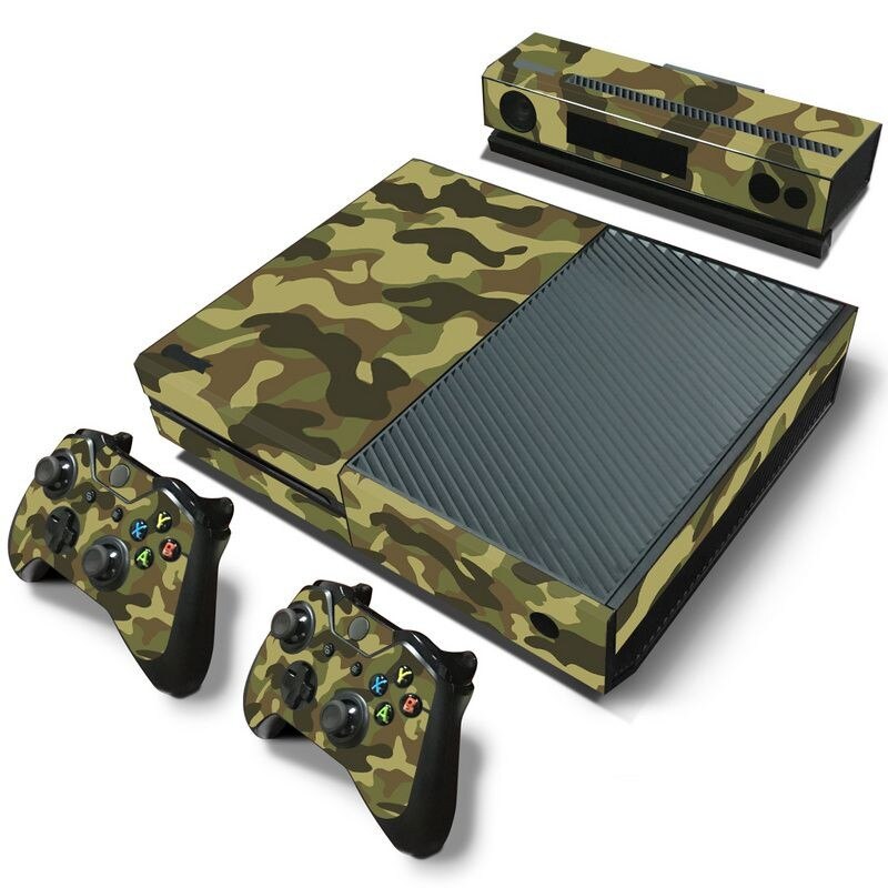 Camouflage Gaming Cosole Stickers