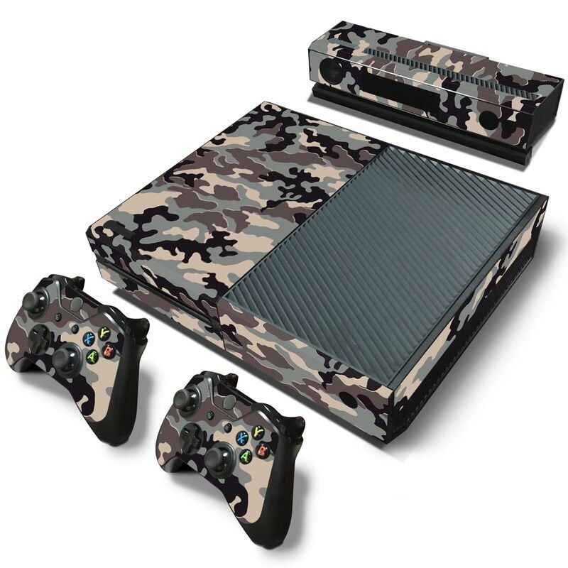 Camouflage Gaming Cosole Stickers